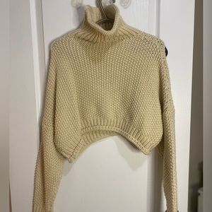 FASHION NOVA Knit Turtle Neck Crop